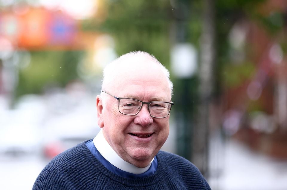 Rev Mervyn Gibson in Templemore Avenue, East Belfast ( Peter Morrison)